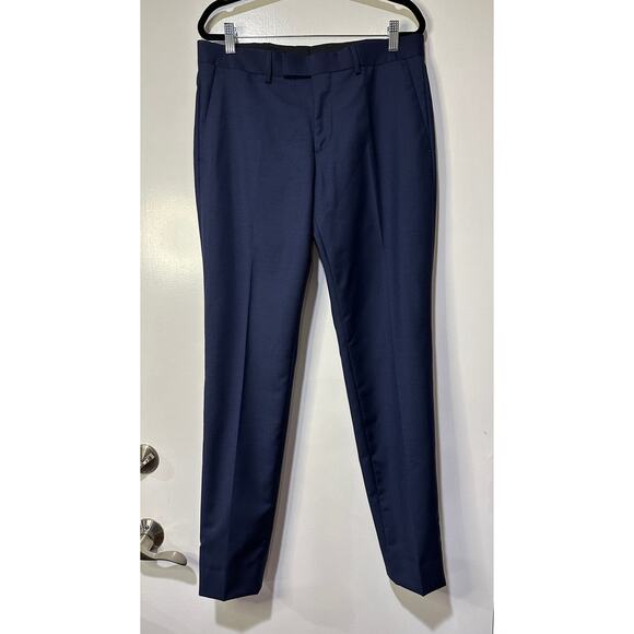 J. Lindeberg Men's Grant Chin Mohair Mid Blue Golf Pants Size 48 US Med 31" NWT - Picture 1 of 11